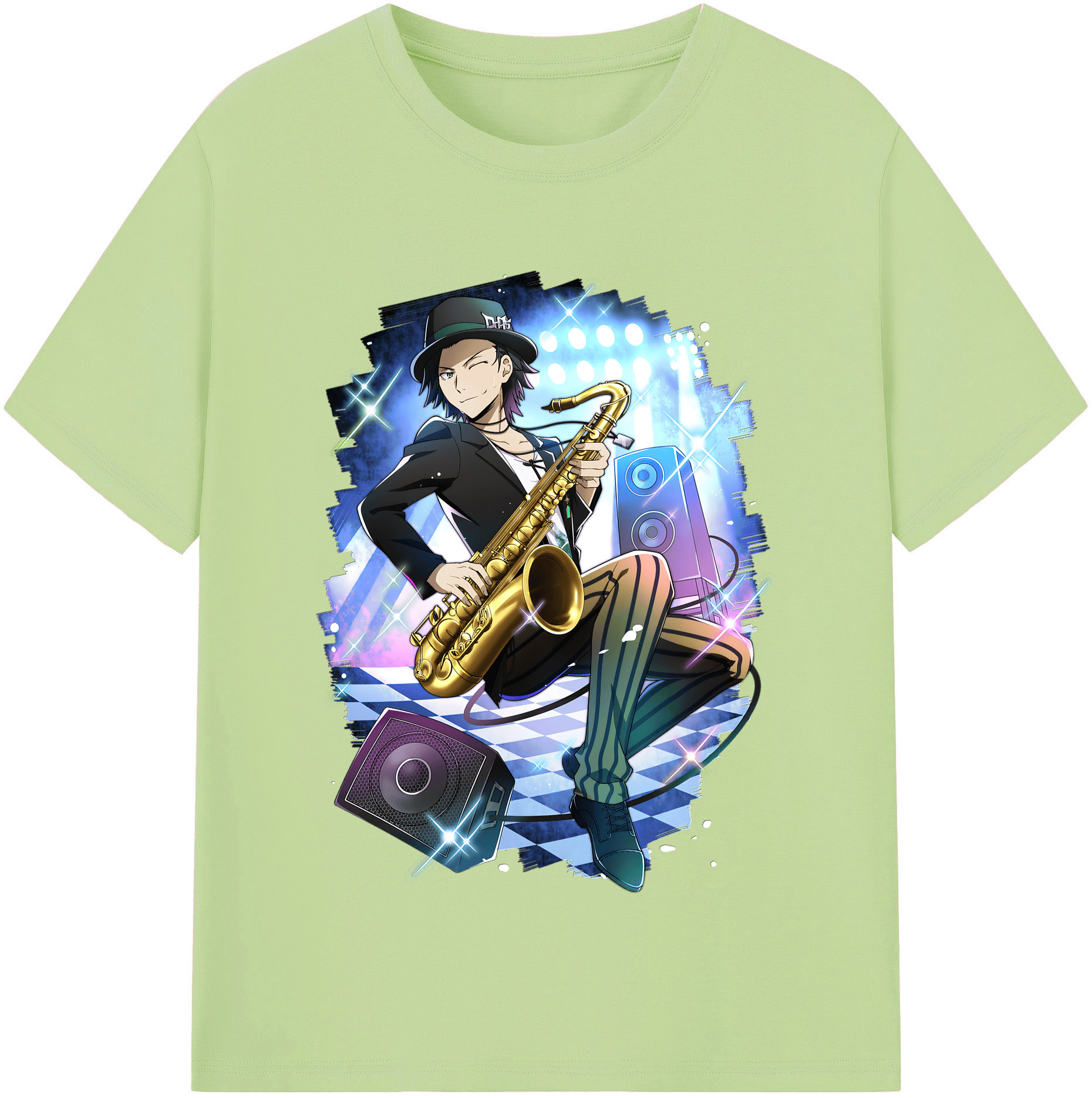 （画像用） 文豪ストレイドッグス Bungo Stray Dogs 綿100％半袖Tシャツ（フロントプリント）